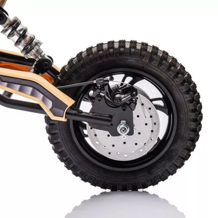 Motokroso motociklas su baterijomis A9901, chaki spalvos