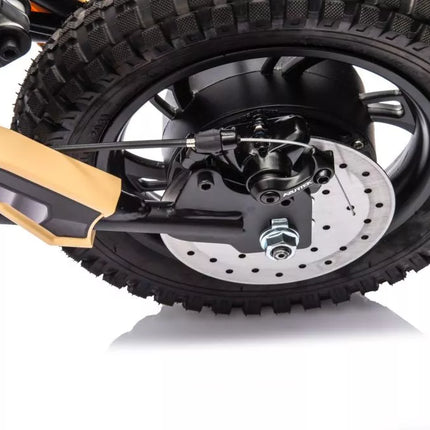 Motokroso motociklas su baterijomis A9901, chaki spalvos