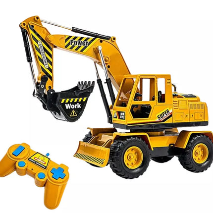 Nuotoliniu būdu valdomas Ekskavatorius-Buldozeris RC statybinis automobilis 1:14