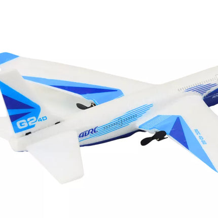 Nuotoliniu būdu valdomas lėktuvas R/C 4D-G2 baltas su šviesomis
