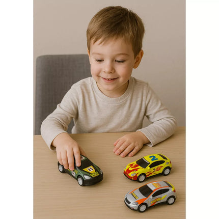 Spyruoklių rinkinys lagamine, 30 vnt. Automobiliai