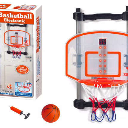 Žaislinis grandininis pjūklas vaikams su guma dengtu pjūklu, šviesomis ir garsais