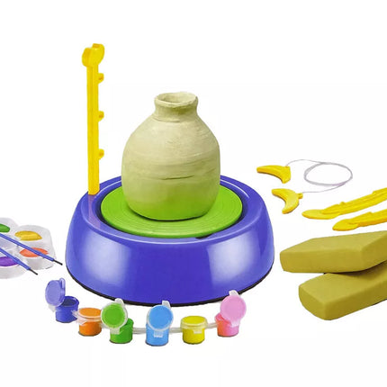 ""Pasidaryk pats" keramikos rato molio meno dažų rinkinys"