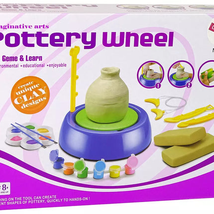 ""Pasidaryk pats" keramikos rato molio meno dažų rinkinys"