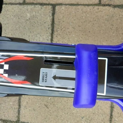 A-15 Go-Cart mėlynas su pripučiamais ratais