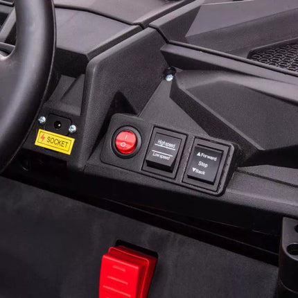 Akumuliatorinis automobilis YSA036 Raudonas 4x4