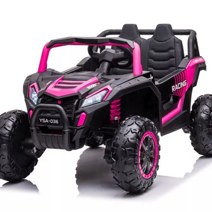 Akumuliatorinis visureigis YSA036 rožinis 4x4