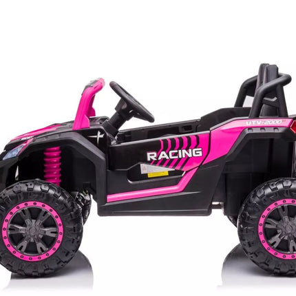 Akumuliatorinis visureigis YSA036 rožinis 4x4