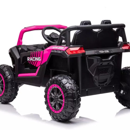 Akumuliatorinis visureigis YSA036 rožinis 4x4