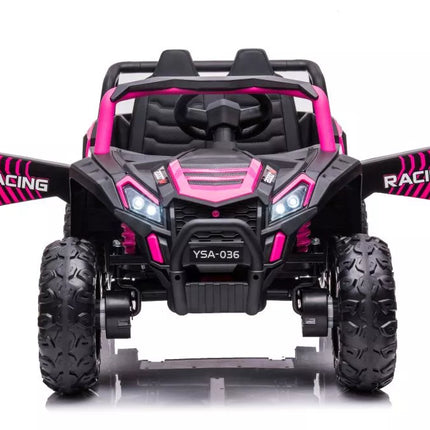 Akumuliatorinis visureigis YSA036 rožinis 4x4