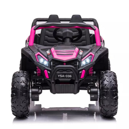 Akumuliatorinis visureigis YSA036 rožinis 4x4