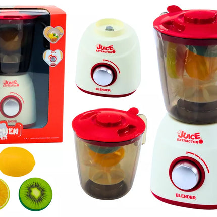 Maišytuvas vaikams, besisukantys žibintai, garsas, vaisiai, 3 vnt.