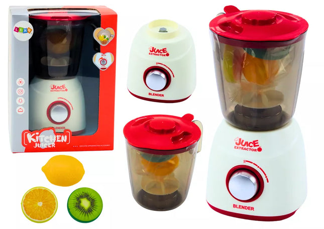 Maišytuvas vaikams, besisukantys žibintai, garsas, vaisiai, 3 vnt.