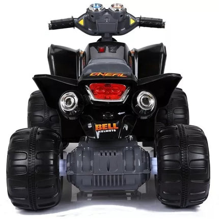 Juodas keturratis elektromobilis (vidutinio dydžio)