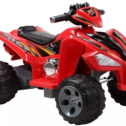 Vidutinis raudonas keturratis – elektromobilis