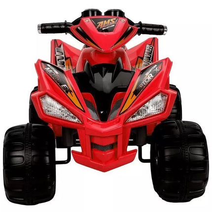 Vidutinis raudonas keturratis – elektromobilis