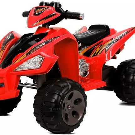 Vidutinis raudonas keturratis – elektromobilis