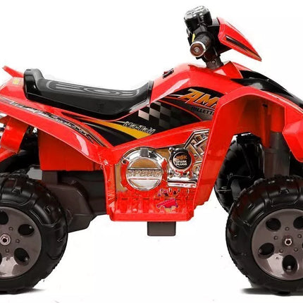 Vidutinis raudonas keturratis – elektromobilis