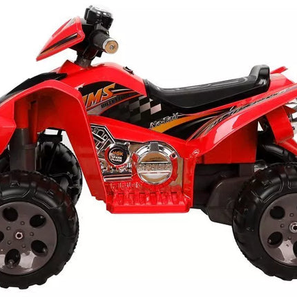 Vidutinis raudonas keturratis – elektromobilis