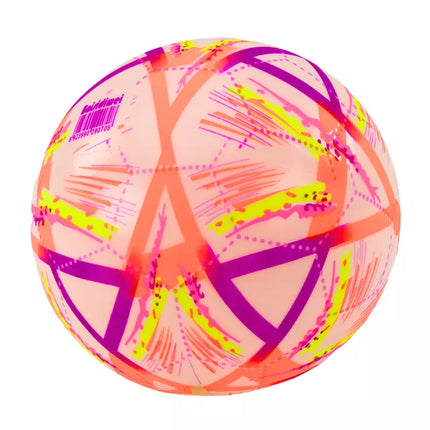 Guminis kamuolys, ryškūs raštai, oranžinis, 24 cm