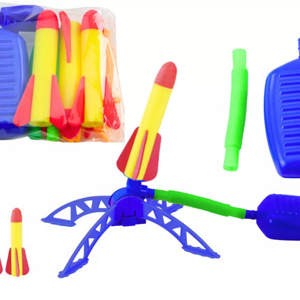 Putų raketų paleidimo rinkinys, mėlynas, skirtas sodui