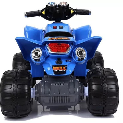 Vidutinis mėlynas keturratis – elektrinė transporto priemonė