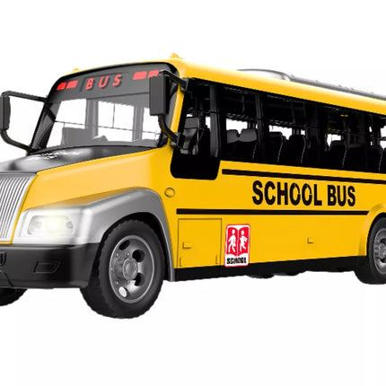 Nuotoliniu būdu valdomas mokyklinis autobusas RC šviesos geltonas