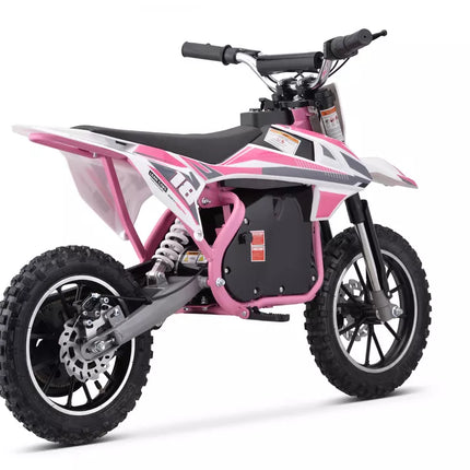 TRAIL KING HP114E rožinis akumuliatorinis kroso motociklas