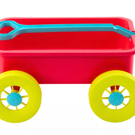 Smėlio žaislų vežimėlis, pastelinė rožinė