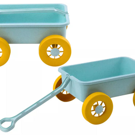 Smėlio žaislų vežimėlis, pastelinis turkis