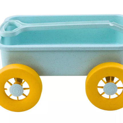 Smėlio žaislų vežimėlis, pastelinis turkis