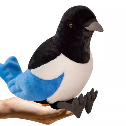 Pliušinis talismanas Eurazijos šarka mėlyna 30cm