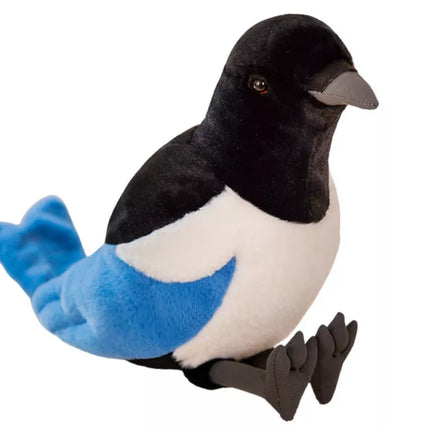 Pliušinis talismanas Eurazijos šarka mėlyna 30cm