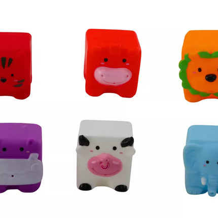 Minkšti edukaciniai vonios blokeliai Gyvūnai