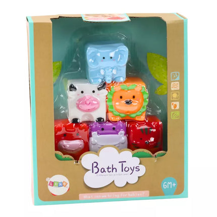 Minkšti edukaciniai vonios blokeliai Gyvūnai