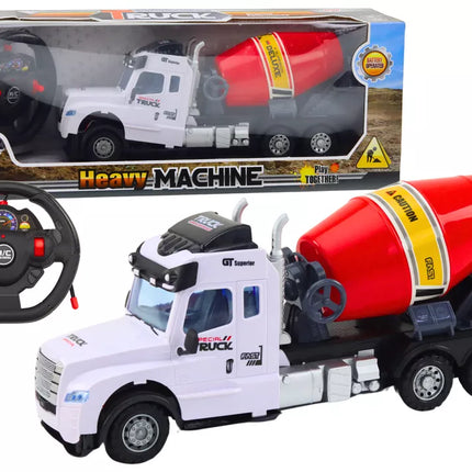 RC Betono maišyklė nuotolinio valdymo pultas šviesos ir garso efektai