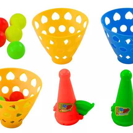 Arkadinio žaidimo kamuoliukų gaudyklės paleidimo krepšiai