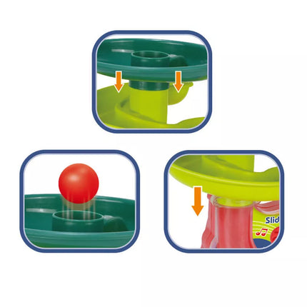 Fontano čiuožykla kamuoliukams Kamuoliukai Skamba Spalvingai