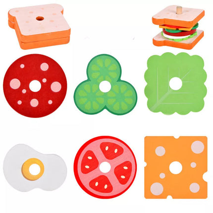 Sumuštinių mediniai 8 el. kortelių rinkiniai su receptais, 10 vnt.