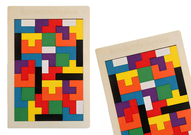 Medinis galvosūkis, loginis galvosūkis, 40 detalių