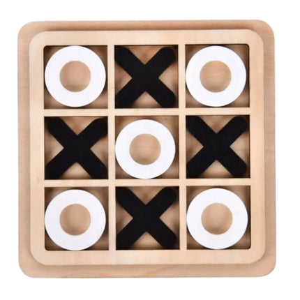 „Tic Tac Toe“ žaidimas Strateginis loginis medinis