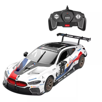 Konstruktorius - Rastar RC 1:18 BMW M8 GTE baltas, 66 detalės