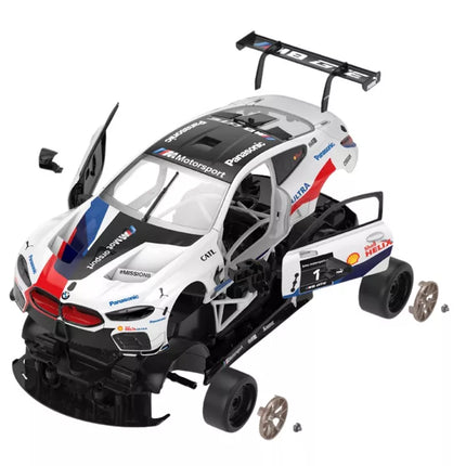Konstruktorius - Rastar RC 1:18 BMW M8 GTE baltas, 66 detalės