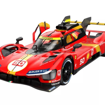 Automobilis R/C 1:24 Nuotoliniu būdu valdomas sportinis Ferrari 499P, raudonas