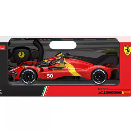 Automobilis R/C 1:24 Nuotoliniu būdu valdomas sportinis Ferrari 499P, raudonas