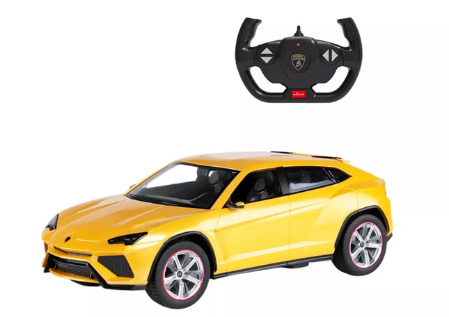 Radijo valdomas automobilis Rastar 1:14 Lamborghini Urus, geltonas