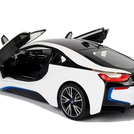 Automobilis R/C Sportinis Nuotolinio Valdymo BMW i8 Rastar 1:14 Baltas