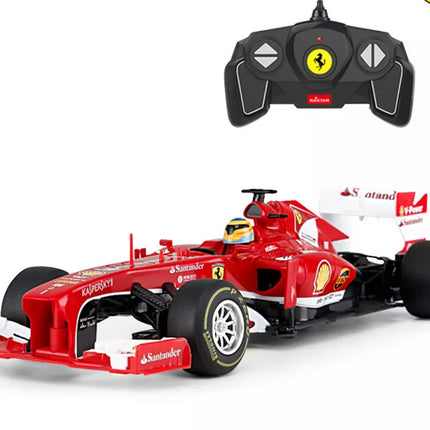 RC Automobilis 1:18 Rastar Bolid Ferrari F1 Raudonas
