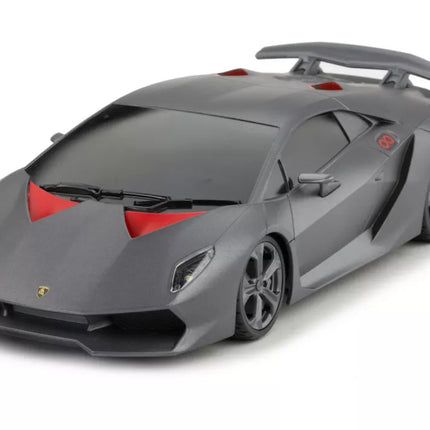 RC sportinis automobilis 1:18 nuotoliniu būdu valdomas Lamborghini Sesto Elemento, pilkas