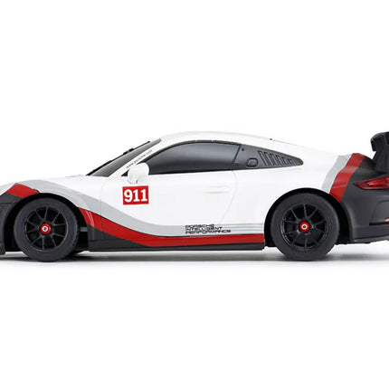 RC automobilis 1:18 Rastar Porsche 911 GT3, baltas-pilkas